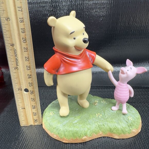 Disney Pooh Friends Figurine Lets Wander And Wonder Together Pooh And Piglet VTG - Picture 2 of 10